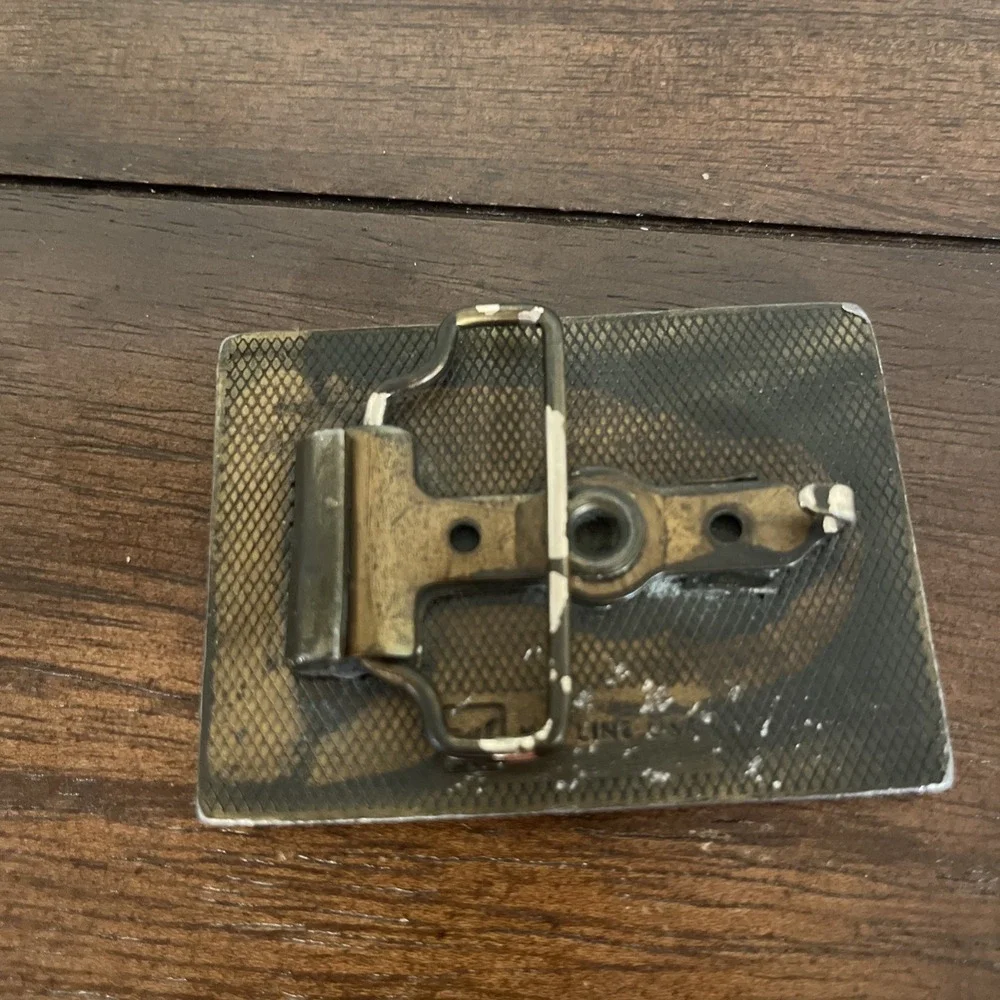 Welco Oil Derrick Belt Buckle By Hit Line USA Vintage